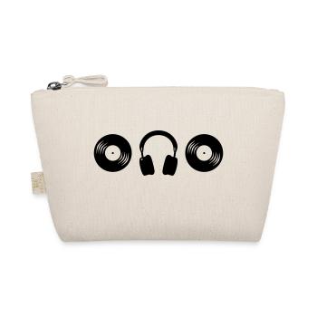 Vinyle casque DJ casque plaque Club musique - Trousse biologique - nature - Devant