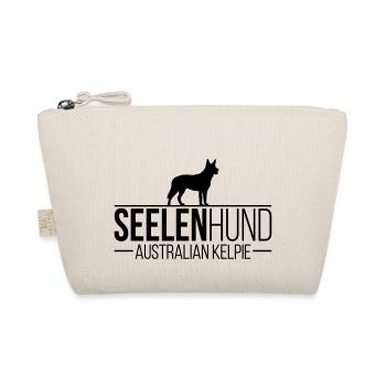 SEELENHUND Australian Kelpie Hundespruch Wilsigns - Bio-Täschchen - Natur - Vorne