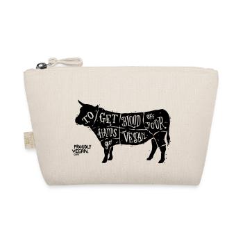 Go Vegan - Organic Pouch - nature - Front