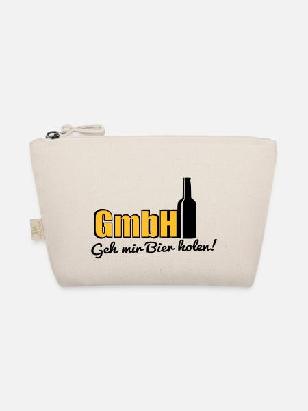 geh mir bier holen, handwerker, lustig, handwerker - Bio-Täschchen - Natur - Vorne
