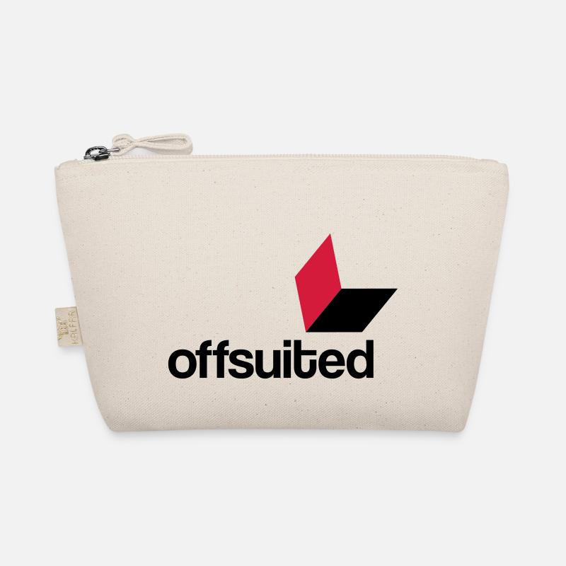 offsuited logo schwarz Bio-Täschchen