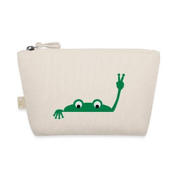 Frog face - Organic Pouch - nature - Front