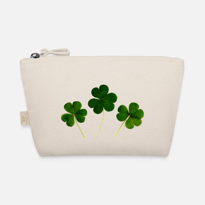 shamrock lucky shamrock luck four leaf clover32 Organic Pouch