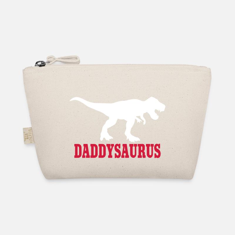 Daddy Saurus - Bio-Täschchen - Natur