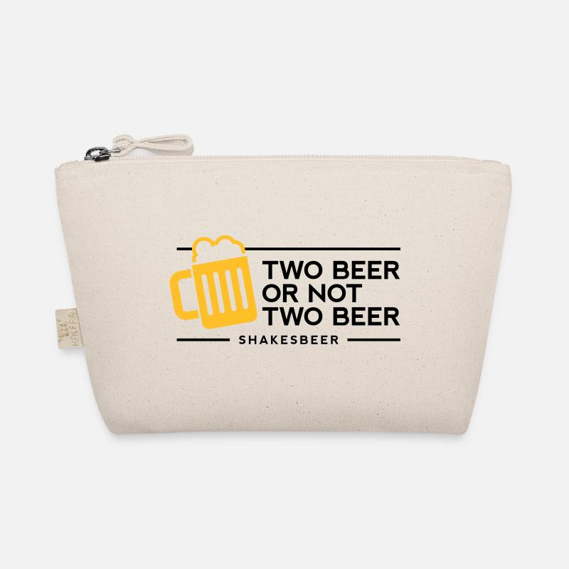 Zwei Bier oder nicht zwei Bier. Shakes-Bier! Bio-Täschchen
