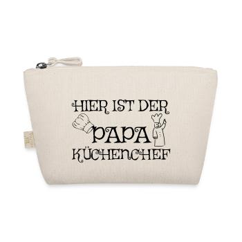 Hier ist der Papa Küchenchef. - Bio-Täschchen - Natur - Vorne