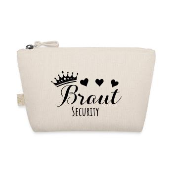 braut security Krone JGA Junggesellinnenabschied - Bio-Täschchen - Natur - Vorne