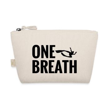 One Breath Freedive Apnea - Bio-Täschchen - Natur - Vorne
