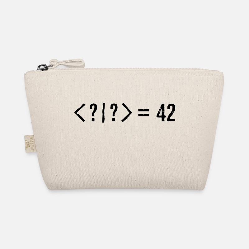 Best Quantum Joke Ever: Bra-Ket = 42 (Grunge) Organic Pouch