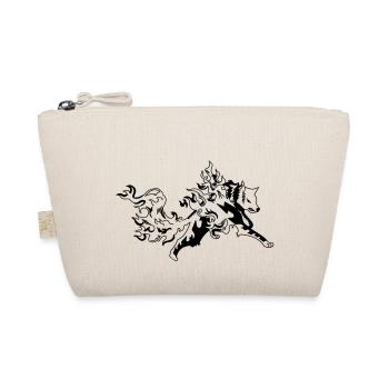 fire wolf - Organic Pouch - nature - Front