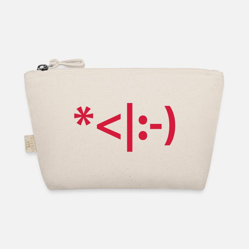 Weihnachts Text Emoticon Bio-Täschchen