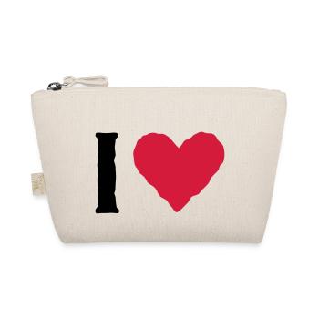 I love ... - Organic Pouch - nature - Front