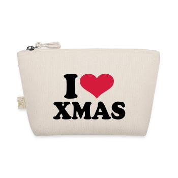 I love xmas christmas - Trousse biologique - nature - Devant