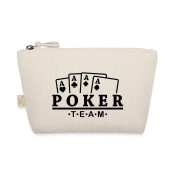 poker_team__f1 - Bio-Täschchen - Natur - Vorne