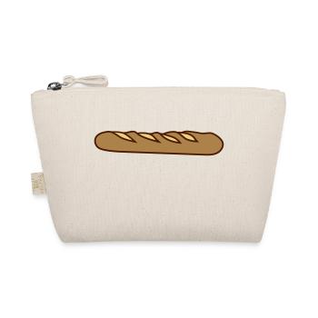 baguette brot broetchen franzoesisch frankreich le - Bio-Täschchen - Natur - Vorne