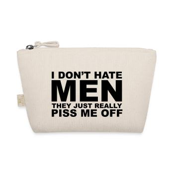 Hate Men - Bio-Täschchen - Natur - Vorne