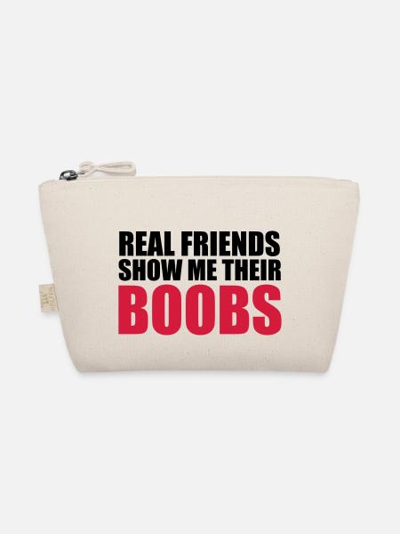 Real Friends - Bio-Täschchen - Natur - Vorne