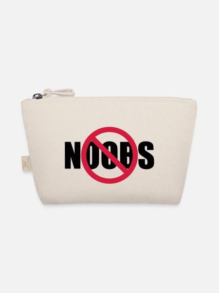 Aucun signe de noobs interdit - Trousse biologique - nature - Devant