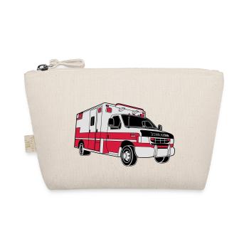 Ambulance / Rettungswagen - Bio-Täschchen - Natur - Vorne