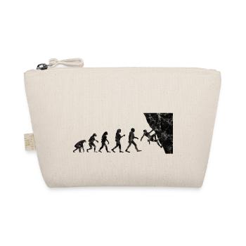 Climbing climbing climber bouldering climbing wall - Organic Pouch - nature - Front