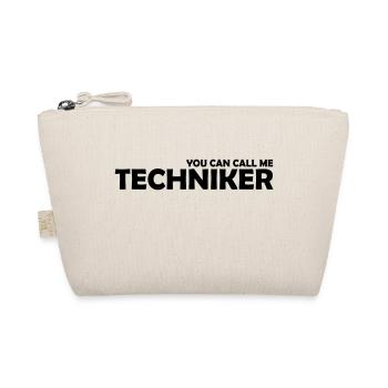 you can call me techniker - Bio-Täschchen - Natur - Vorne