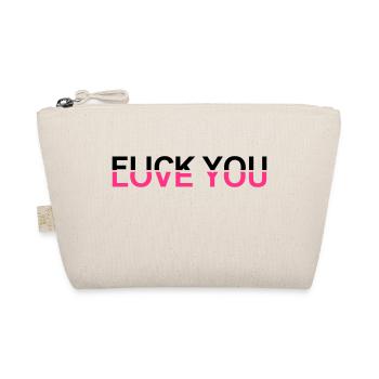 Fuck You - Love You - Bio-Täschchen - Natur - Vorne