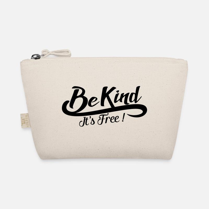 Be Kind It Is Free - Handwritten Positive Message Organic Pouch