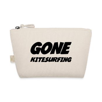 Kitesurfen / Kitesurfer / Kiteboarden / Kitesurf - Bio-Täschchen - Natur - Vorne