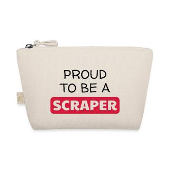 Scrapbooking / Scraper / Schaber / Fotoalbum - Bio-Täschchen - Natur - Vorne
