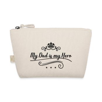 my dad is my hero - Bio-Täschchen - Natur - Vorne