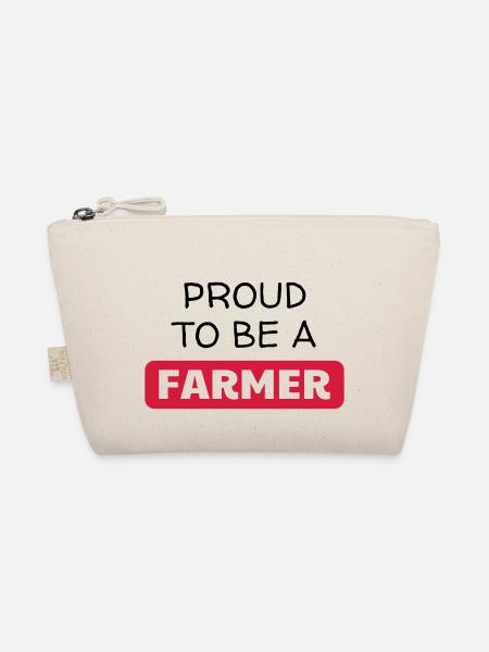 Agriculture Farming Farmer Agriculteur Landwirt - Organic Pouch - nature - Front