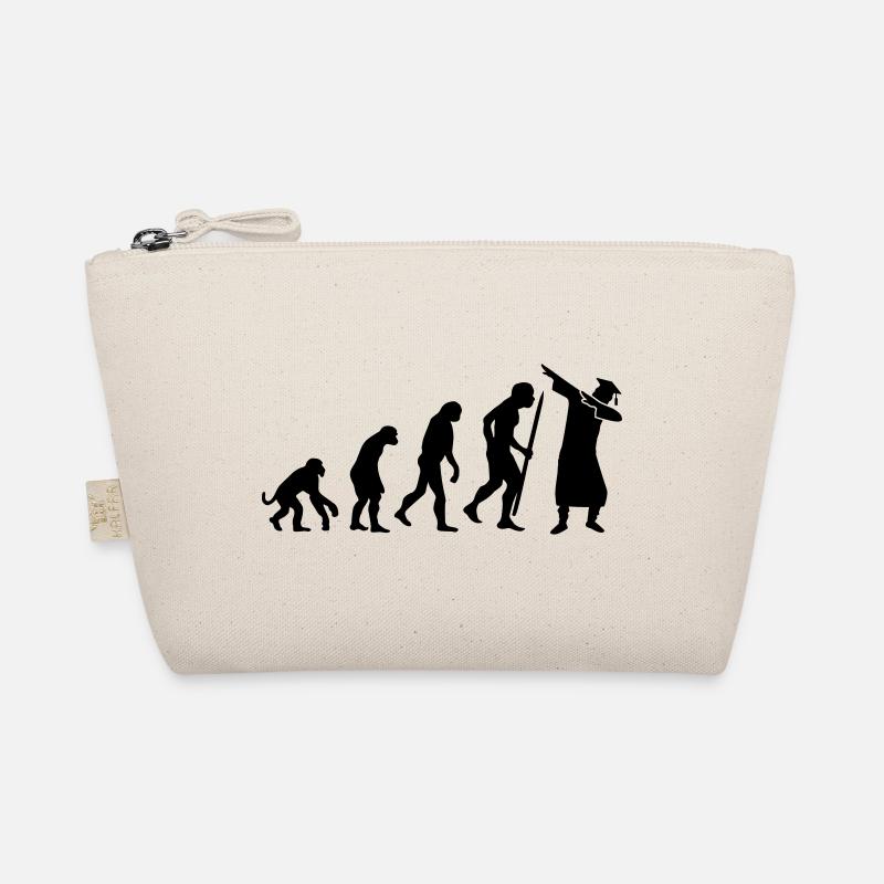 Evolution dab dabbing graduation college student - Bio-Täschchen - Natur