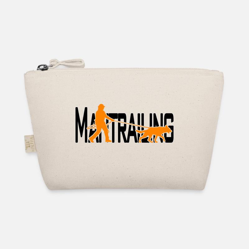 Mantrailing Orange/Schwarz - Bio-Täschchen - Natur