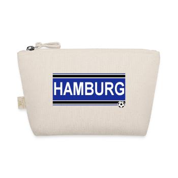 Hamburg , Tradition , Hamburg Fussball Fan (25) - Bio-Täschchen - Natur - Vorne
