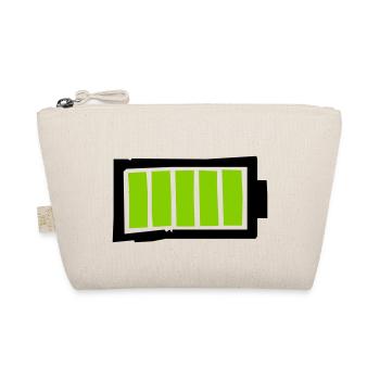 Batterie - Bio-Täschchen - Natur - Vorne