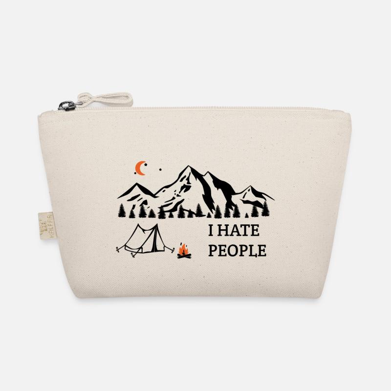 I hate people - Bio-Täschchen - Natur