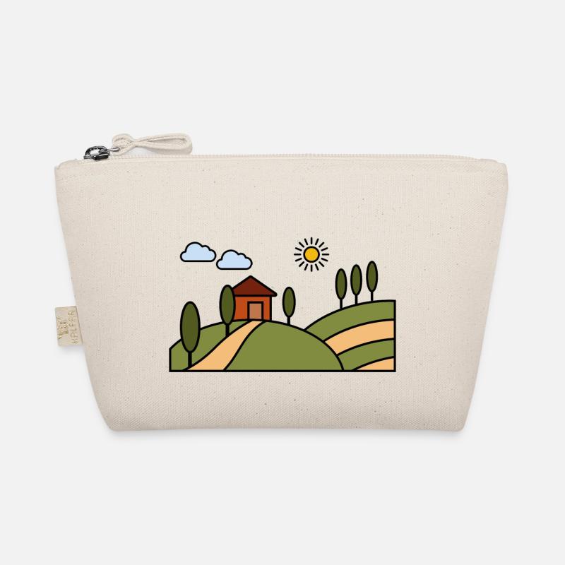 Tuscany landscape Organic Pouch