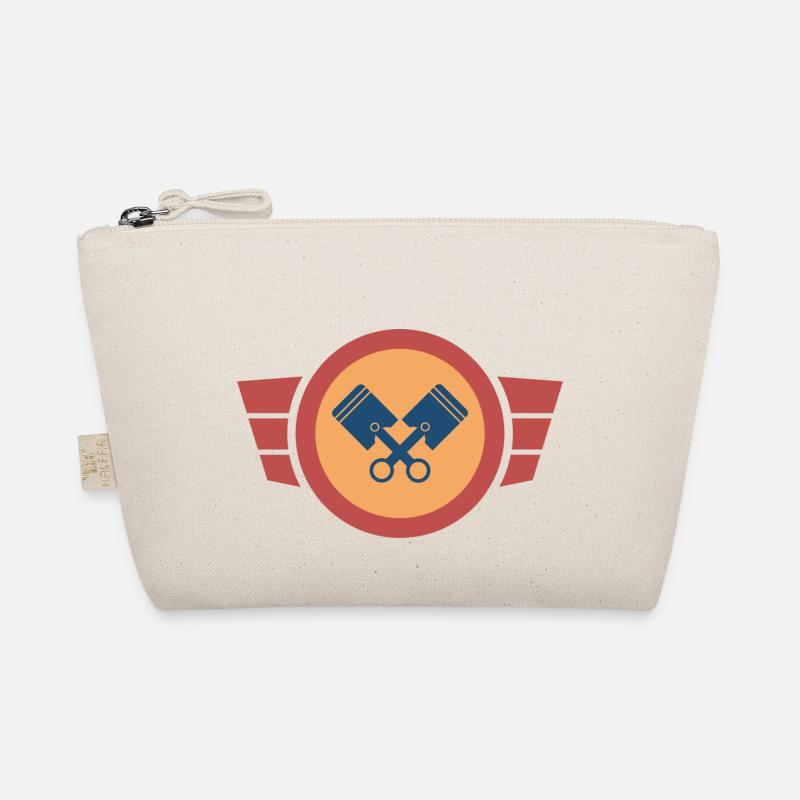 Two-stroke love - Simson Retro Logo Design Organic Pouch