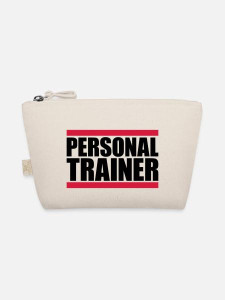 Personal trainer logo - Organic Pouch - nature - Front
