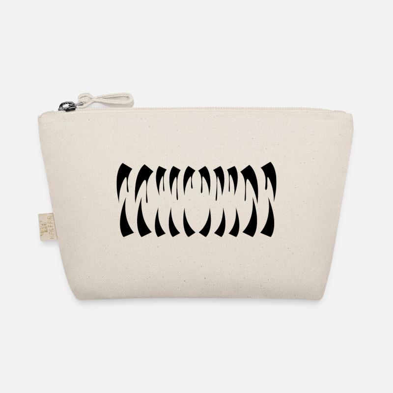 Mask Dentition Monster Teeth Halloween Horror Organic Pouch