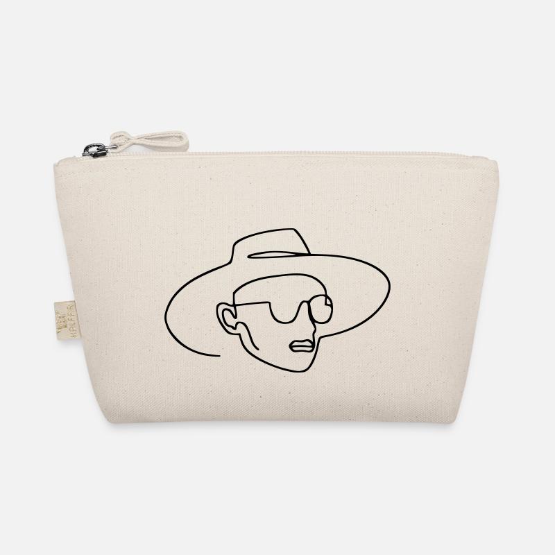 Frau mit Hut Geschenk Geschenkidee Bio-Täschchen