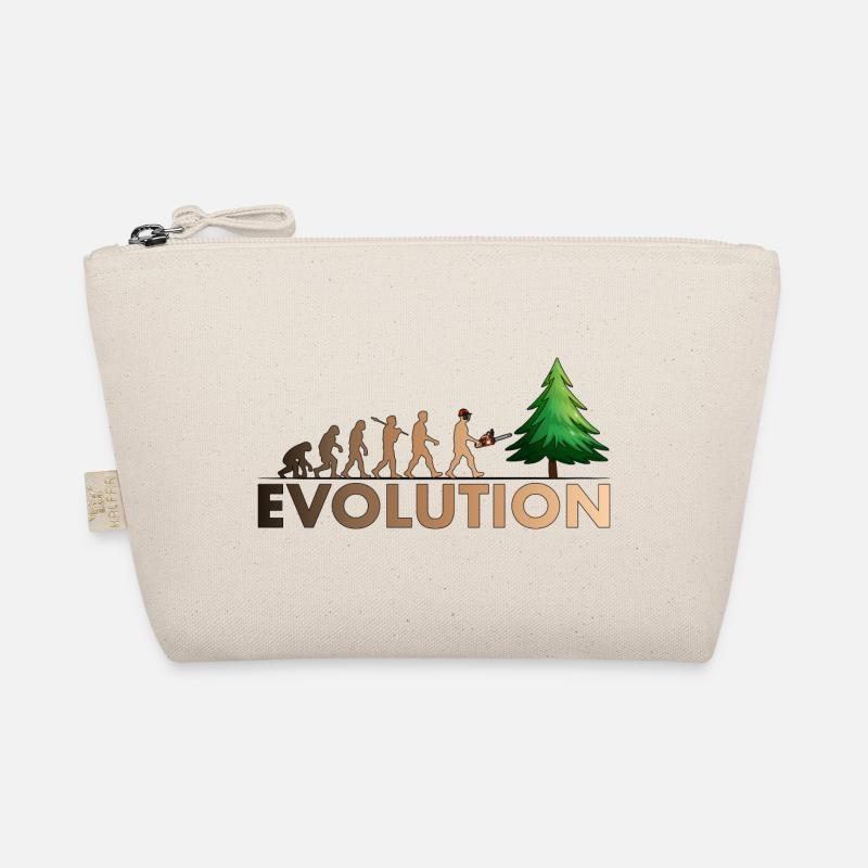 Kettensägen Evolution Farbe Bio-Täschchen