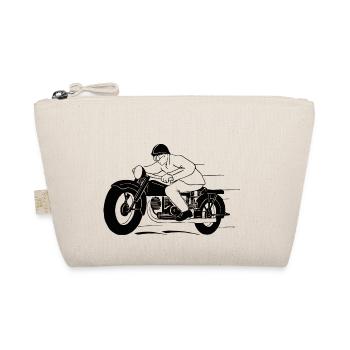 Moto Vintage Années 1930 - Trousse biologique - nature - Devant