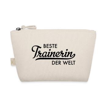 beste trainerin der welt - Bio-Täschchen - Natur - Vorne