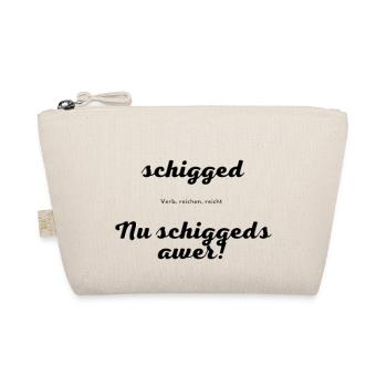 S'schigged! Kasseläner Mundart - Bio-Täschchen - Natur - Vorne