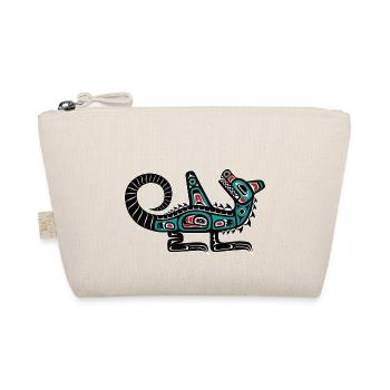 Wasgo Seewolf Haida Tlingit Kunst - Bio-Täschchen - Natur - Vorne