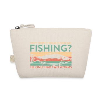 Why Didn't Noah Ever Go Fishing He Had Two Worms - Bio-Täschchen - Natur - Vorne