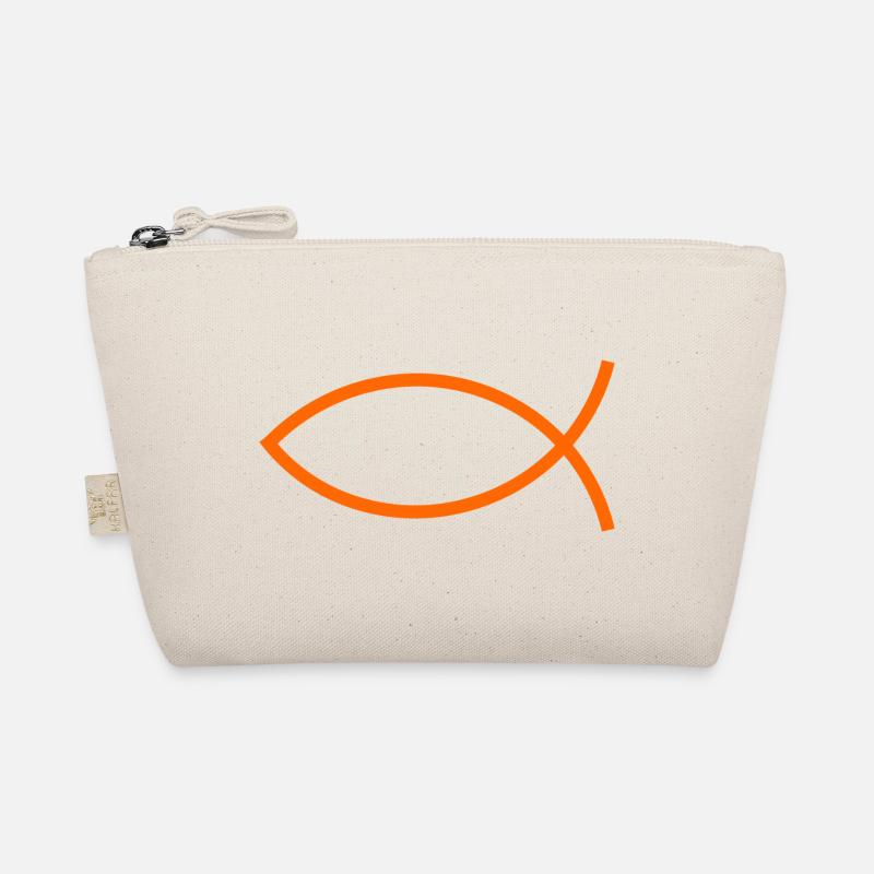Jesus fish Ichthys fish fish Organic Pouch