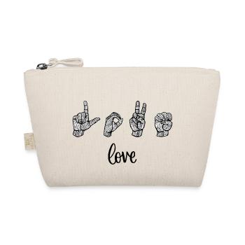 Love - DGS Streetwear - Bio-Täschchen - Natur - Vorne