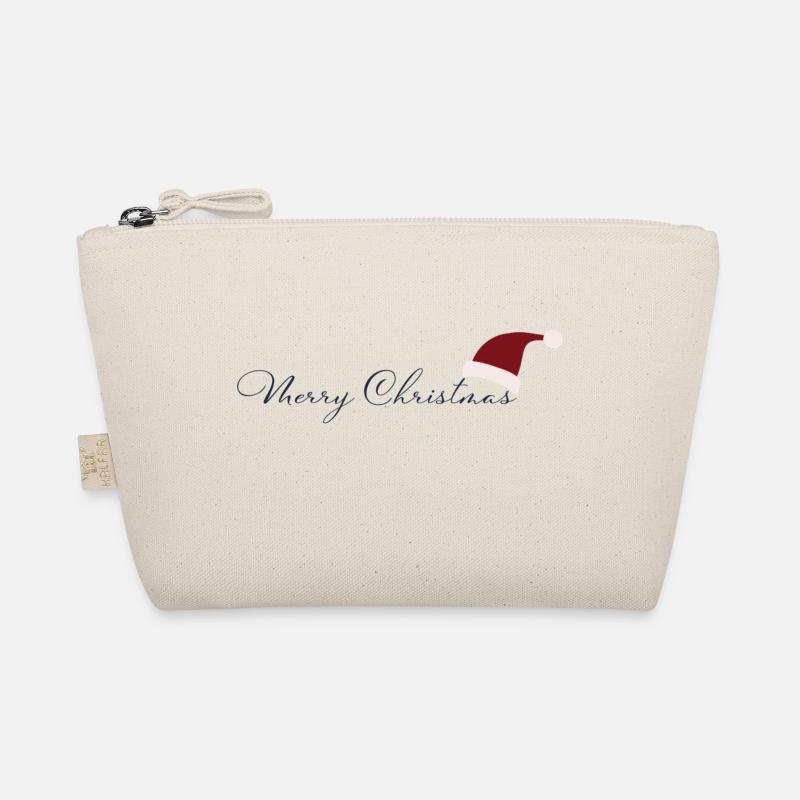Merry Christmas - Bio-Täschchen - Natur